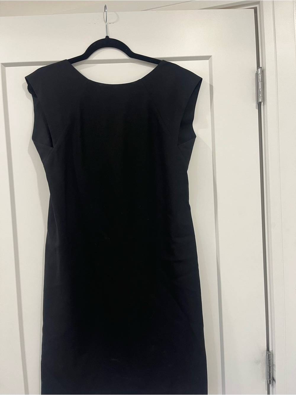 Helmut Lang Black Midi Sheath Dress